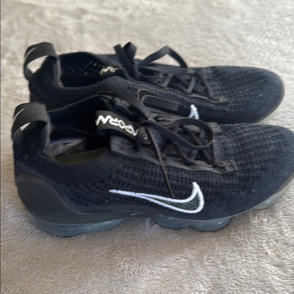 Nike Black and White VaporMax Sneakers
